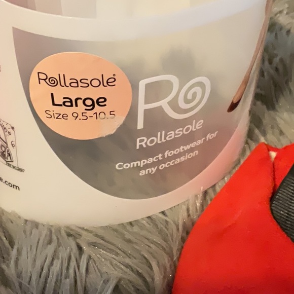 NWT Rollasole size large 9.5-10.5. Bright red - Picture 2 of 4